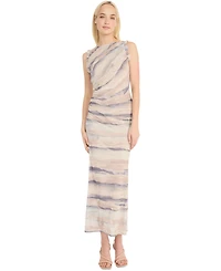 Donna Morgan Women's Boat-Neck Sleeveless Bodycon Dress