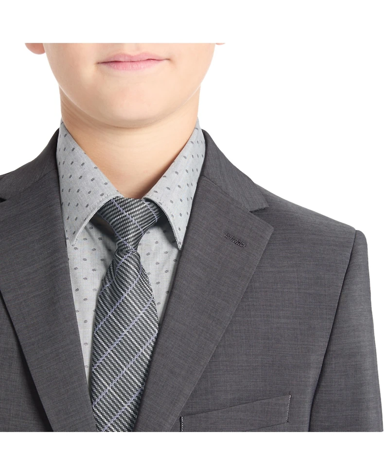 Kenneth Cole Reaction Big Boys Slim Fit 2 Piece Stretch Suit