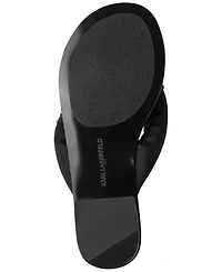 Karl Lagerfeld Paris Women's Ceejay Rue Embellished Sandals