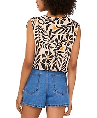 1.state Women's Tie Shoulder Tank Blouse