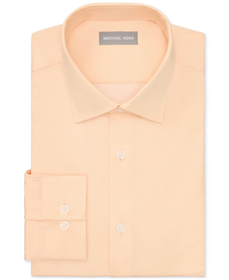 Michael Kors Men's Regular Fit Comfort Stretch Dress Shirt