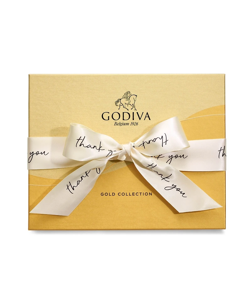 Godiva Assorted Milk Chocolate Gift Box with Thank You Ribbon