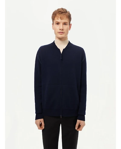 Gobi Cashmere Men's Cashmere Jacket with Zip Closure