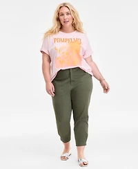 On 34th Trendy Plus Pompelmo Graphic T-Shirt, Exclusively at Macy's