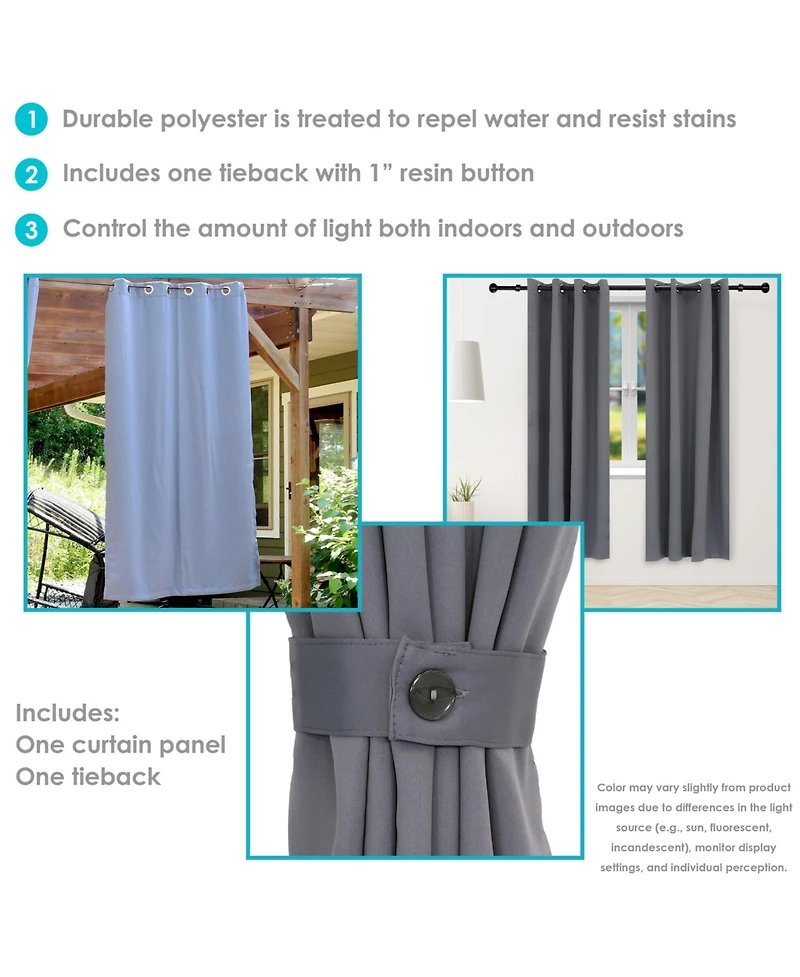 Blackout Curtain Panel with Grommet Top