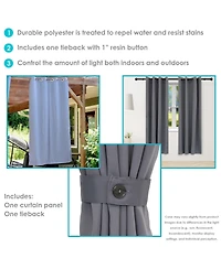 Blackout Curtain Panel with Grommet Top