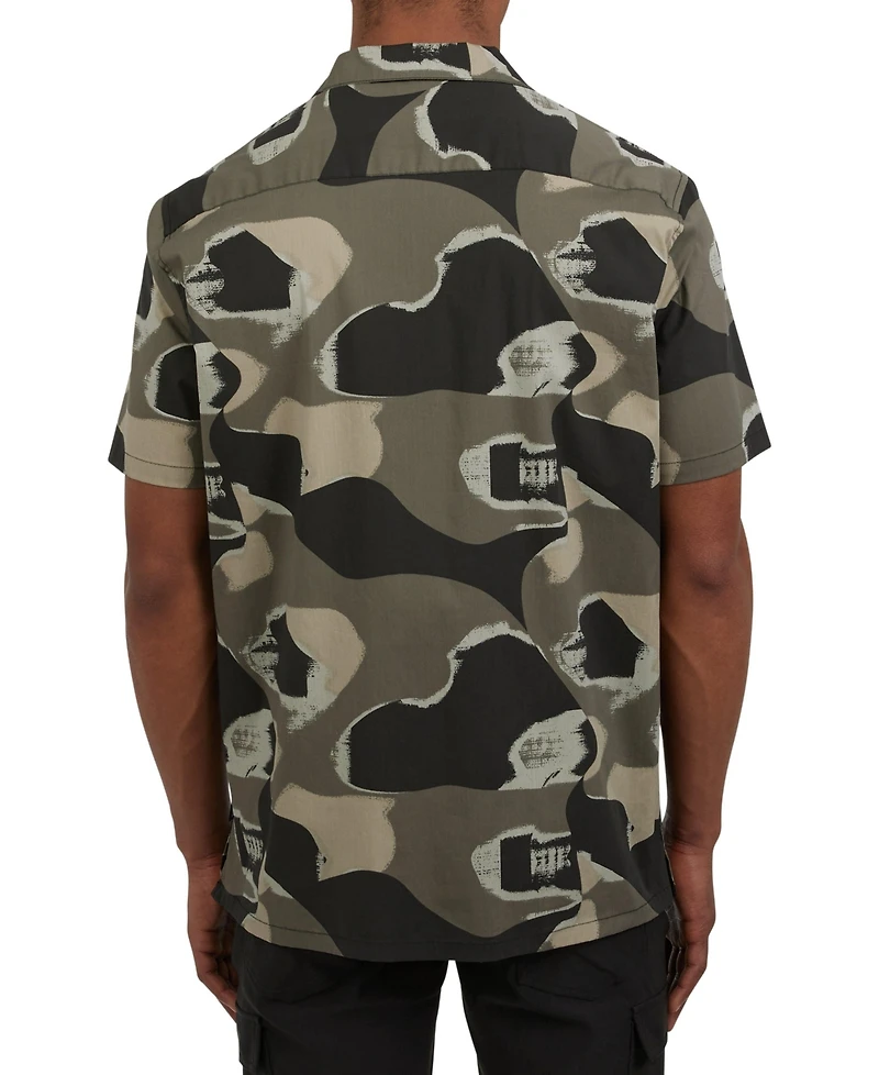 Dkny Men's Tab Camp Shirt