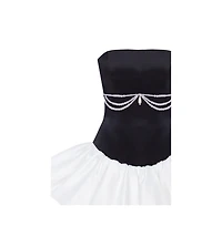 Milla Women's Swan-like mini corset dress
