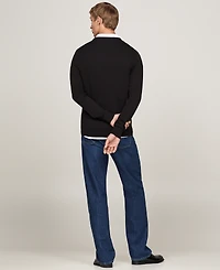 Tommy Hilfiger Men's Essential Solid V-Neck Sweater