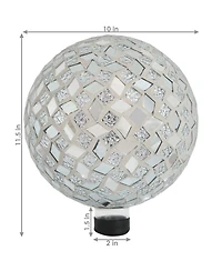 Mosaic Glass Gazing Globe - 10"
