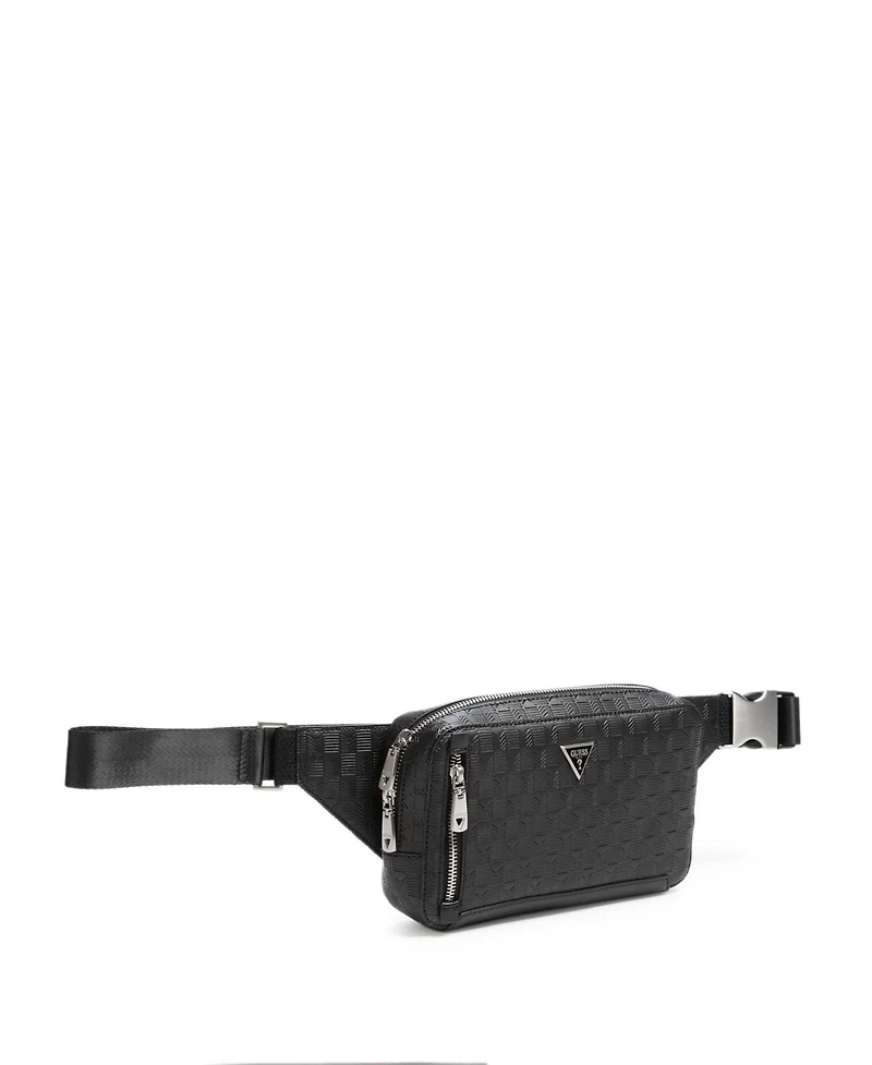 Guess Men's Torino Bum Bag with Vertical Zip