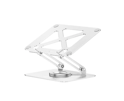 Urmust 360° Rotating Laptop Stand for Desk | Ergonomic Adjustable Aluminum Riser Holder, Fits 10-16" Laptops & Notebooks