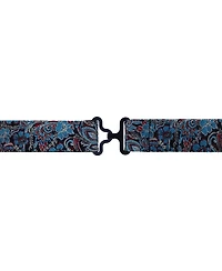 Trafalgar Men's Enzo Exploded Floral Silk Bow Tie