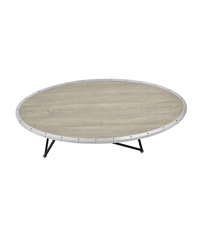 Iron Round Coffee Table – Sleek and Durable Design