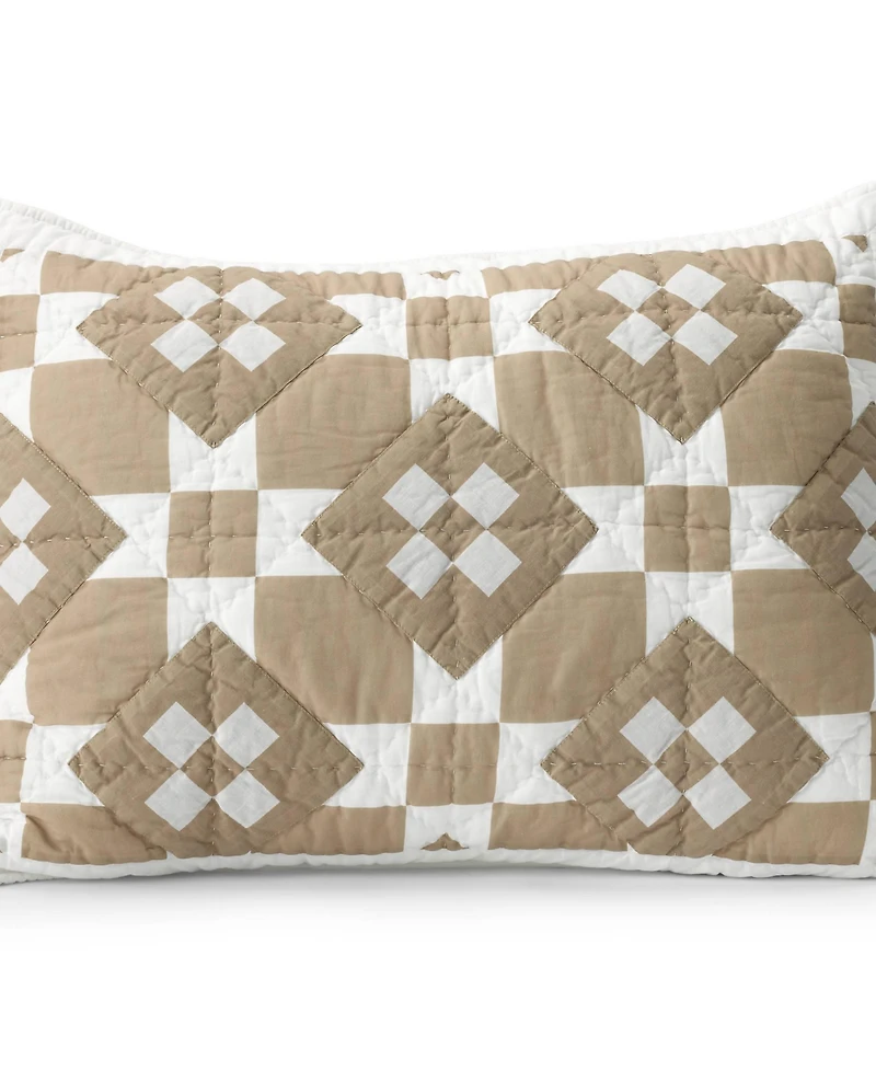 Lands' End Barn Star Quilt Sham