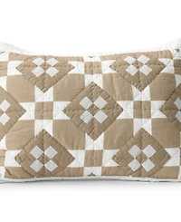 Lands' End Barn Star Quilt Sham
