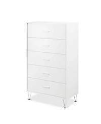 Five-Drawer Dresser for Bedroom Storage and Organization