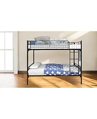 Space-Saving Heavy Duty Metal Bunk Bed for Teens and Adults with Secure Structure