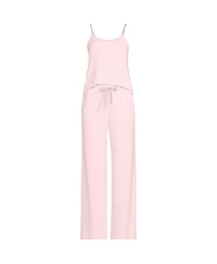 Lands' End Women's Pointelle 2 Piece Pajama Set