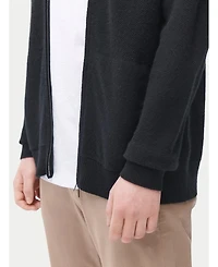 Gobi Cashmere Men's High Neck Full-Zip Cashmere Cardigan