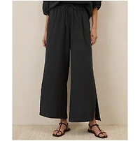 Pact Women's Organic Cotton Coastal Double Gauze Split Hem Pant