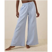 Pact Women's Organic Cotton Coastal Double Gauze Split Hem Pant