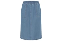 Olsen Women's Soft Denim Pull-On Skirt