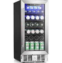 Zafro 15 Inch Beverage Refrigerator Cooler
