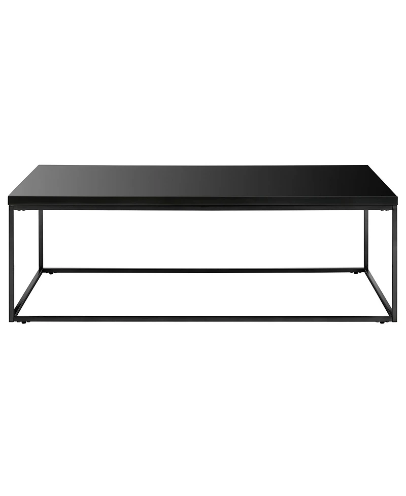 Metal Coffee Table for Modern Living Room or Office Decor
