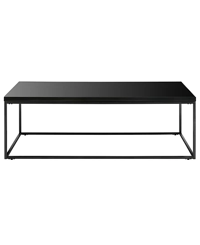 Metal Coffee Table for Modern Living Room or Office Decor