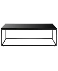 Metal Coffee Table for Modern Living Room or Office Decor