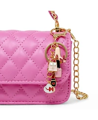 Tiny Treats + Zomi Gems Girls Classic Link Chain Top Handle Handbag, Hot Pink