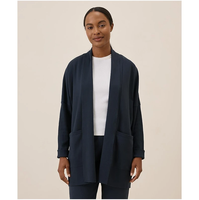 Pact Women's Organic Cotton Airplane Wrap Cardigan