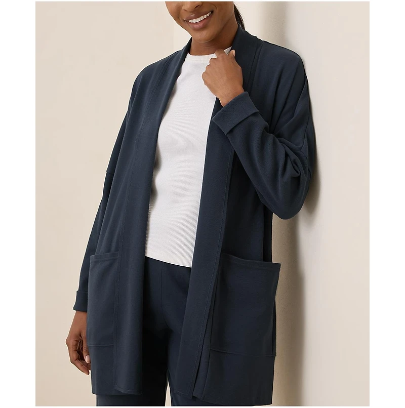 Pact Women's Organic Cotton Airplane Wrap Cardigan