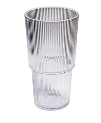 Abode Homewares Fine Ribbed Jumbo Glasses, Set of 6