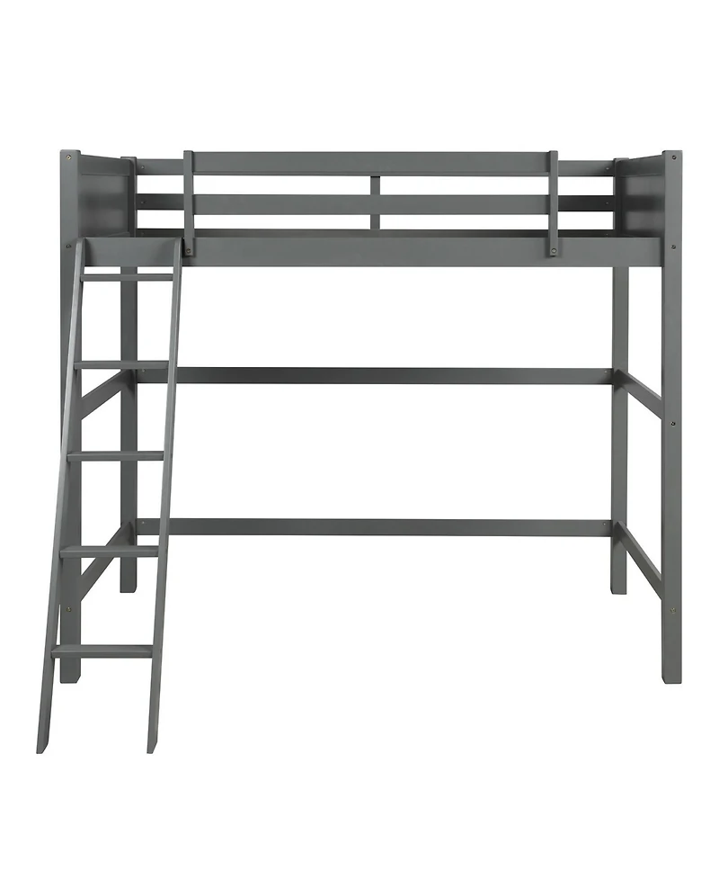 Tall Loft Bed – Sturdy and Modern Elevated Frame