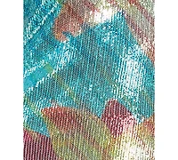 Bcx Juniors' T-Neck Lily Placement Sequin Bodycon Dress