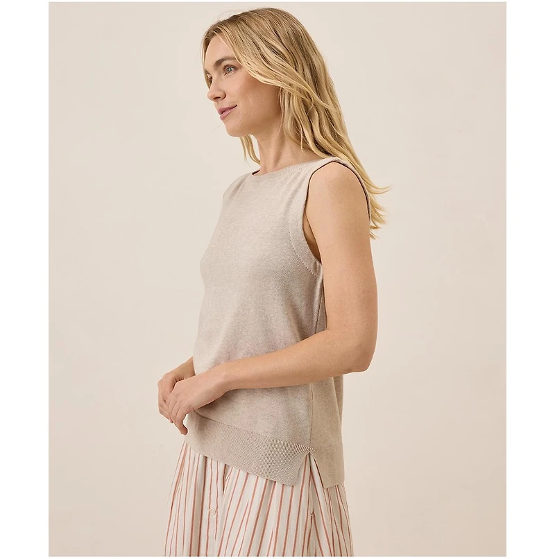 Pact Women's Organic Cotton Classic Fine Knit Shell