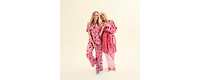 Macy's Flower Show Women's Striped Midi Length Robe, Exclusively at Macy's