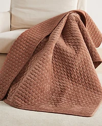 Levtex Velvet Stitch Reversible Quilted Throw, 50" x 60"