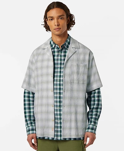 Scotch & Soda Men's Checked Short Sleeve Shirt