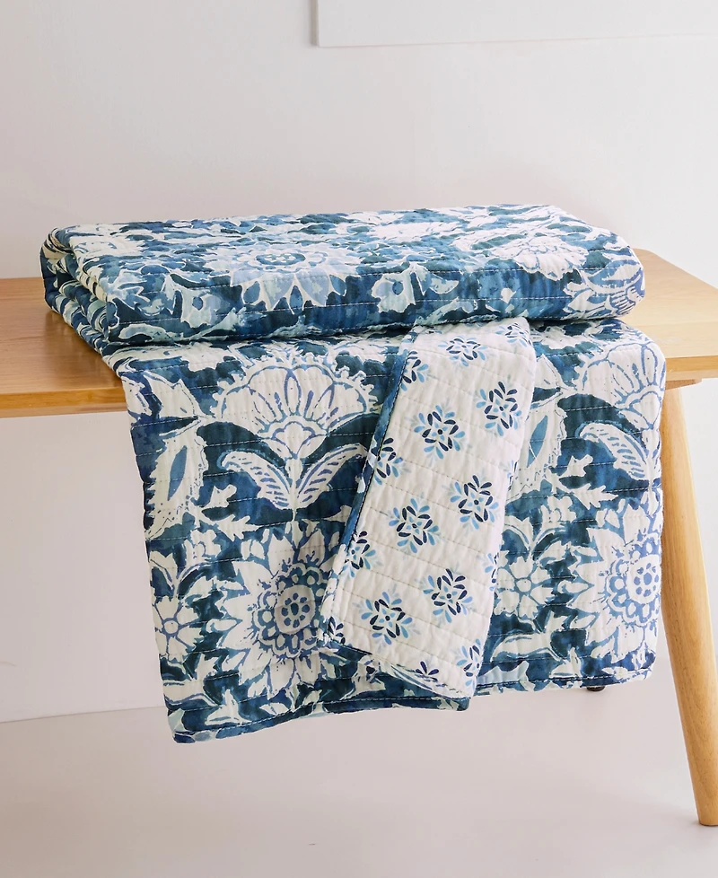 Levtex Laure Reversible Quilted Throw, 50" x 60"