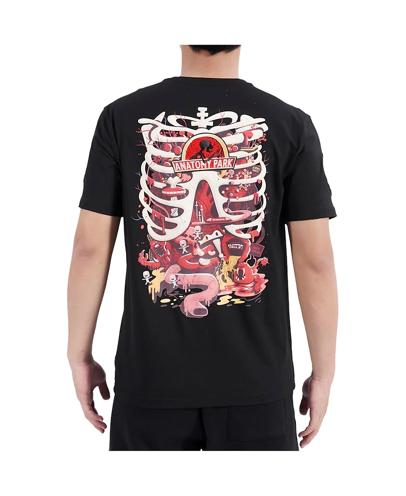 Freeze Max Men's Black Rick And Morty Anatomy Park T-Shirt