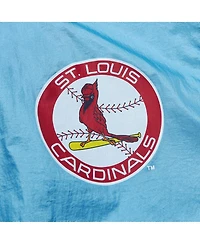 Mitchell & Ness Men's Light Blue St. Louis Cardinals Team Og 2.0 Anorak Half-Zip Windbreaker Hoodie Jacket