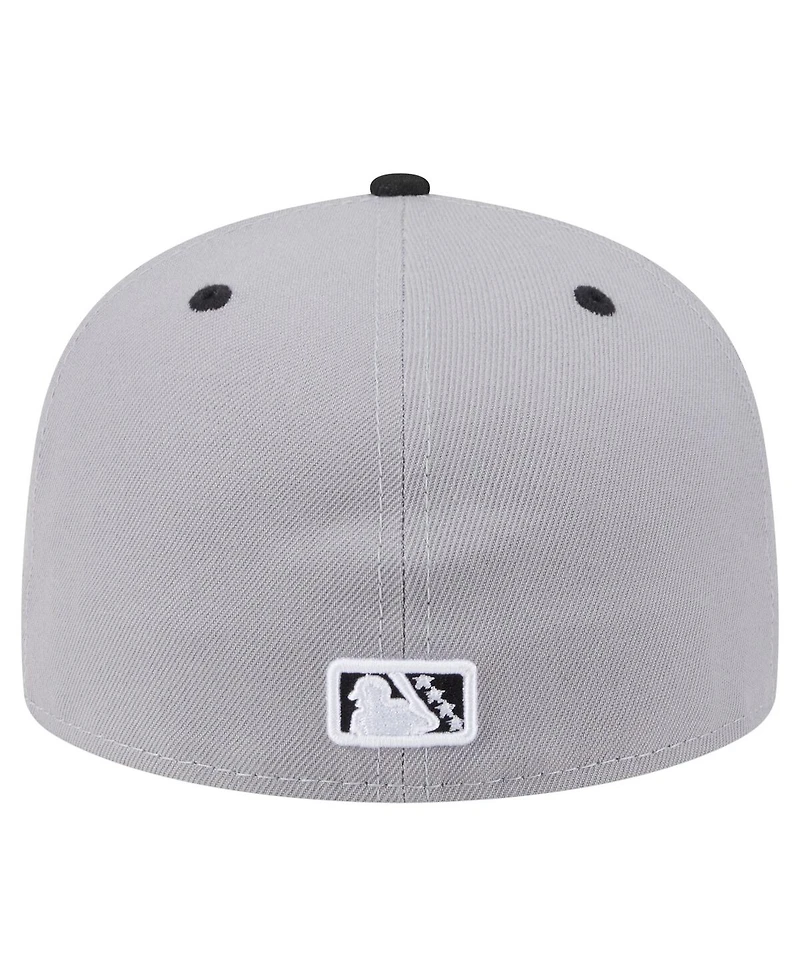 New Era Men's Gray Portland Sea Dogs Authentic Collection 59FIFTY Hat