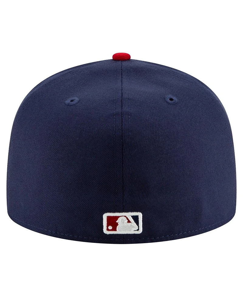 New Era Men's White/Navy/Red Washington Nationals 20th Anniversary 59FIFTY Hat