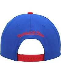 Mitchell & Ness Men's Royal/Red La Clippers Hardwood Classics Essentials 2.0 Snapback Hat