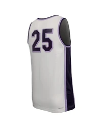 Nike Men's White Kansas State Wildcats 25 Retro Replica Basketball Jersey