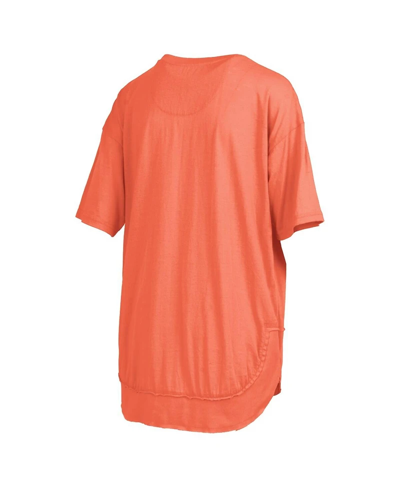 Pressbox Women's Orange Florida Gators Poncho T-Shirt