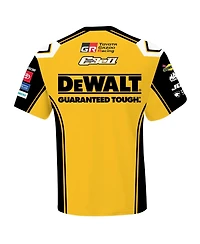 Joe Gibbs Racing Team Collection Men's Yellow Christopher Bell DeWalt Uniform T-Shirt